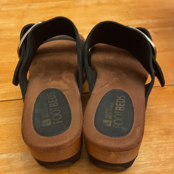 White Mountain Montage Wedge Clog Sandal 10M - Picture 3 of 9